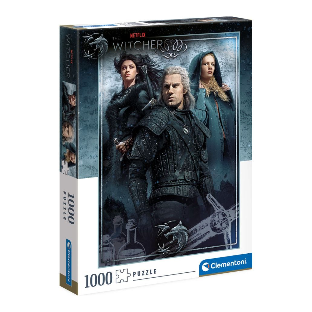 The Witcher Puslespill med Ciri, Yennefer og Geralt (1000) - LootLab