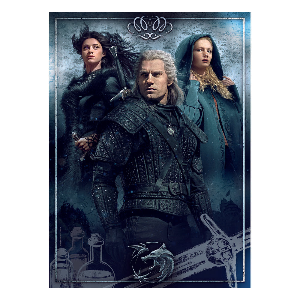 The Witcher Puslespill med Ciri, Yennefer og Geralt (1000) - LootLab